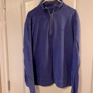 Tommy Bahamas purple sweater 1/4 zip